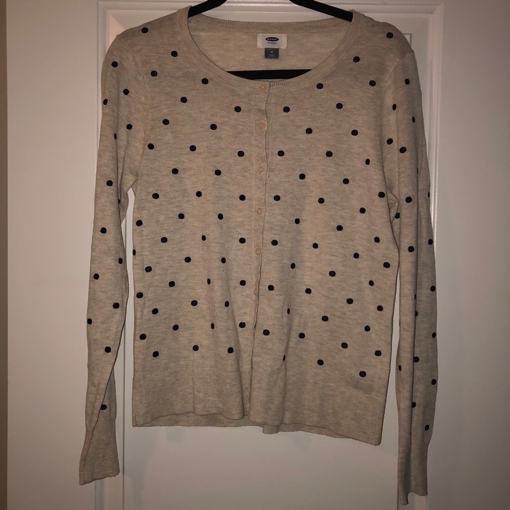 Polka dot cardigan